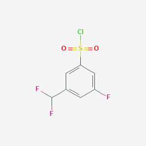 3-(Difluoromethyl)-5-fluorobenzenesulfonyl chloride