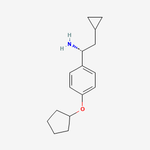 (1R)-1-(4-Cyclopentyloxyphenyl)-2-cyclopropylethylamine