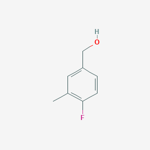 molecular formula C8H9FO B1304793 (4-Fluoro-3-methylphenyl)methanol CAS No. 261951-66-0