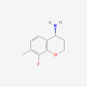 (R)-8-Fluoro-7-methylchroman-4-amine