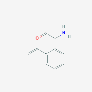 1-Amino-1-(2-ethenylphenyl)propan-2-one