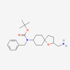 Tert-butyl ((5r,8r)-2-(aminomethyl)-1-oxaspiro[4.5]decan-8-yl)(benzyl)carbamate