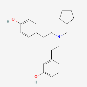 3-(2-((Cyclopentylmethyl)(4-hydroxyphenethyl)amino)ethyl)phenol