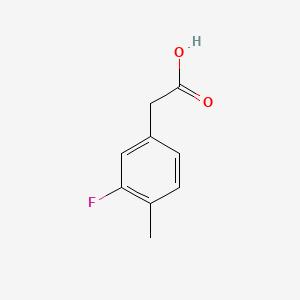 molecular formula C9H9FO2 B1304800 3-氟-4-甲基苯乙酸 CAS No. 261951-74-0
