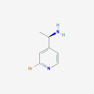 (R)-1-(2-Bromopyridin-4-YL)ethan-1-amine