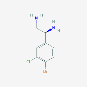 (1S)-1-(4-Bromo-3-chlorophenyl)ethane-1,2-diamine