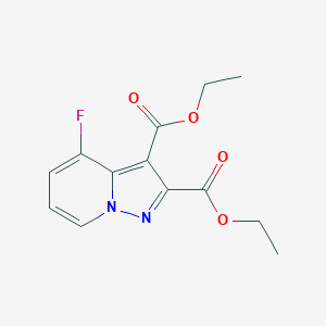 Diethyl 4-fluoropyrazolo[1,5-a]pyridine-2,3-dicarboxylate