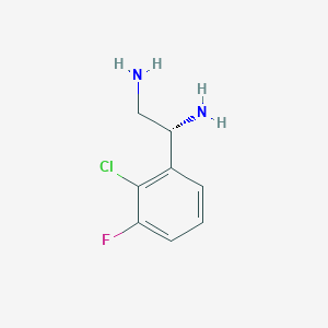 (1R)-1-(2-Chloro-3-fluorophenyl)ethane-1,2-diamine