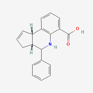 (3aR,9bS)-4-phenyl-3a,4,5,9b-tetrahydro-3H-cyclopenta[c]quinoline-6-carboxylic acid