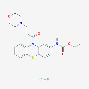 molecular formula C22H26ClN3O4S B130481 Moricizine hydrochloride CAS No. 29560-58-5