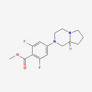 Methyl (S)-2,6-difluoro-4-(hexahydropyrrolo[1,2-A]pyrazin-2(1H)-YL)benzoate