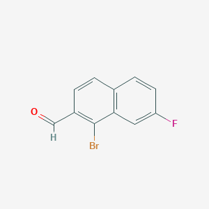 1-Bromo-7-fluoro-2-naphthaldehyde