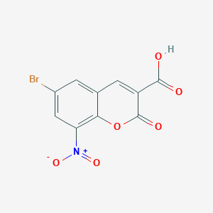 6-Bromo-8-nitro-2-oxo-2H-chromene-3-carboxylic acid