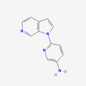 6-(1H-Pyrrolo[2,3-C]pyridin-1-YL)pyridin-3-amine