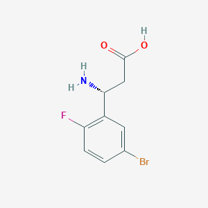 (R)-3-Amino-3-(5-bromo-2-fluorophenyl)propanoicacidhcl