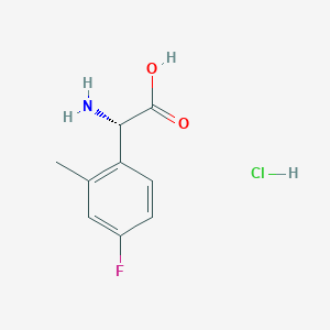 (S)-2-Amino-2-(4-fluoro-2-methylphenyl)acetic acid hcl