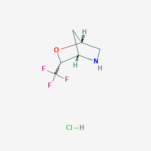 (1S,3S,4S)-3-(Trifluoromethyl)-2-oxa-5-azabicyclo[2.2.1]heptane hcl