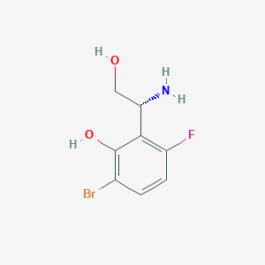 (R)-2-(1-Amino-2-hydroxyethyl)-6-bromo-3-fluorophenol hcl