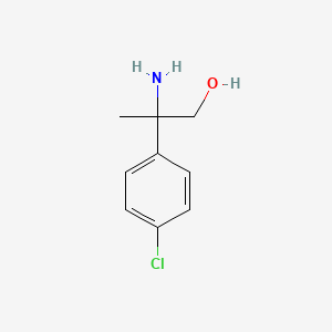 2-Amino-2-(4-chlorophenyl)propan-1-ol