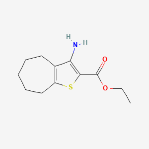 Ethyl 3-amino-5,6,7,8-tetrahydro-4H-cyclohepta[B]thiophene-2-carboxylate