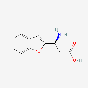 (3S)-3-amino-3-(1-benzofuran-2-yl)propanoic acid