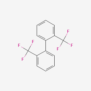 molecular formula C14H8F6 B1304852 2,2'-双(三氟甲基)联苯 CAS No. 567-15-7