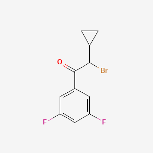 2-Bromo-2-cyclopropyl-1-(3,5-difluorophenyl)ethan-1-one