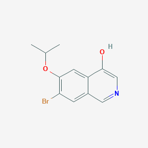 7-Bromo-6-isopropoxyisoquinolin-4-OL