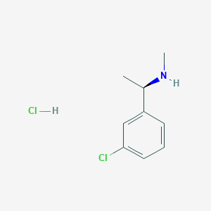 (R)-1-(3-Chlorophenyl)-N-methylethan-1-amine hcl