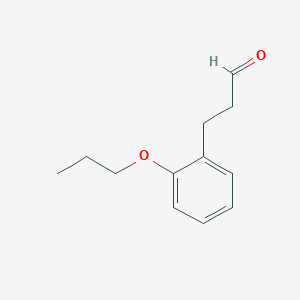 3-(2-Propoxyphenyl)propanal