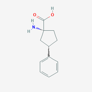 (1R,3S)-1-Amino-3-phenylcyclopentane-1-carboxylic acid