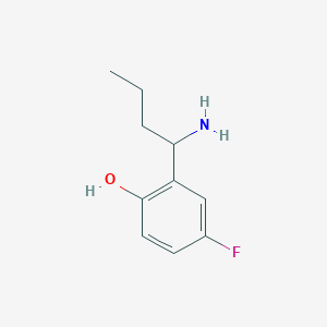 2-(1-Aminobutyl)-4-fluorophenol