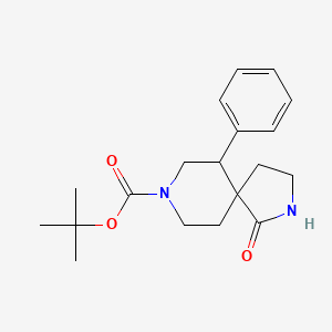 Tert-Butyl 1-Oxo-6-Phenyl-2,8-Diazaspiro[4.5]Decane-8-Carboxylate