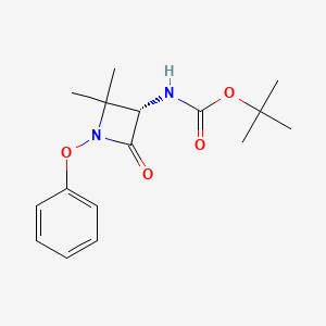 (S)-tert-butyl (2,2-dimethyl-4-oxo-1-phenoxyazetidin-3-yl)carbamate