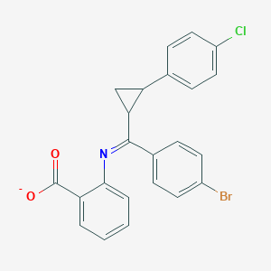 (Z)-[(4-bromophenyl)[2-(4-chlorophenyl)cyclopropyl]methylidene]aminobenzoate