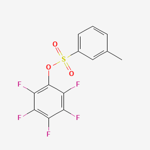 molecular formula C13H7F5O3S B1304870 2,3,4,5,6-Pentafluorophenyl 3-methylbenzenesulfonate CAS No. 885950-34-5
