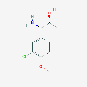 (1S,2R)-1-Amino-1-(3-chloro-4-methoxyphenyl)propan-2-OL