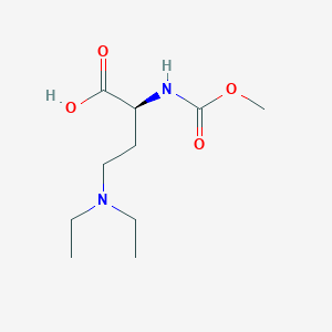 (S)-4-(Diethylamino)-2-((methoxycarbonyl)amino)butanoic acid