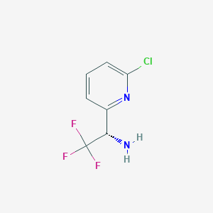 (S)-1-(6-Chloropyridin-2-YL)-2,2,2-trifluoroethan-1-amine