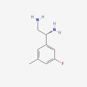 (1R)-1-(5-Fluoro-3-methylphenyl)ethane-1,2-diamine