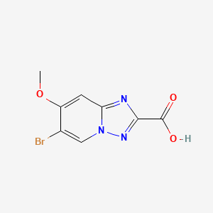 6-Bromo-7-methoxy-[1,2,4]triazolo[1,5-a]pyridine-2-carboxylicacid