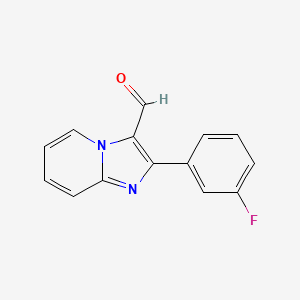 2-(3-Fluorophenyl)imidazo[1,2-A]pyridine-3-carbaldehyde