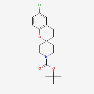 Tert-butyl 6-chlorospiro[chromane-2,4'-piperidine]-1'-carboxylate