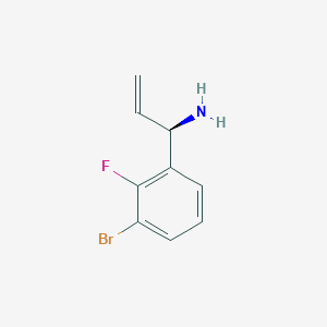 (1R)-1-(3-Bromo-2-fluorophenyl)prop-2-enylamine