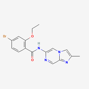 4-Bromo-2-ethoxy-N-(2-methylimidazo[1,2-A]pyrazin-6-YL)benzamide