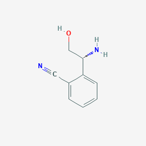 (R)-2-(1-Amino-2-hydroxyethyl)benzonitrilehcl