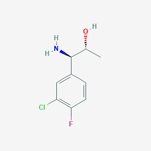 (1R,2R)-1-Amino-1-(3-chloro-4-fluorophenyl)propan-2-OL