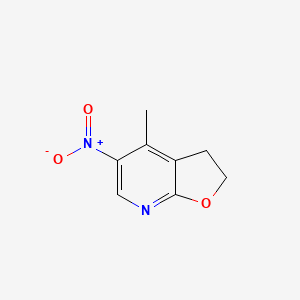 4-Methyl-5-nitro-2,3-dihydrofuro[2,3-B]pyridine