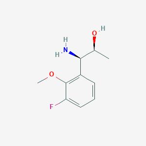 (1R,2S)-1-Amino-1-(3-fluoro-2-methoxyphenyl)propan-2-OL