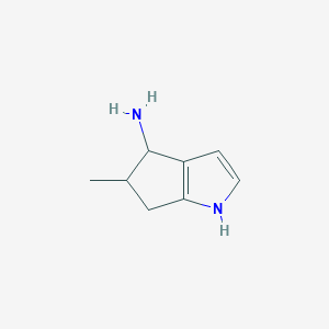 5-Methyl-1,4,5,6-tetrahydrocyclopenta[B]pyrrol-4-amine